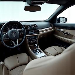 美しい車内清掃後